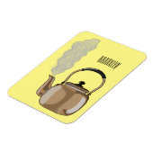 Magnet Flexible Illustration de cartoon de bouilloire de cuisinièr (Côté Gauche)