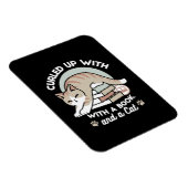 Magnet Flexible Illustration de chat Lover - Curled Up & Cosy (Côté Droit)
