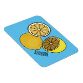 Magnet Flexible Illustration de citron (Côté Droit)