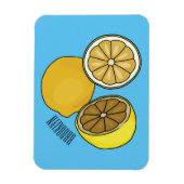 Magnet Flexible Illustration de citron (Vertical)