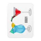 Magnet Flexible Illustration de cocktail (Vertical)