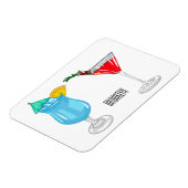 Magnet Flexible Illustration de cocktail (Côté Gauche)