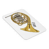 Magnet Flexible Illustration de corne française (Côté Droit)