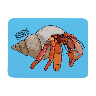Magnet Flexible Illustration de crabe ermite