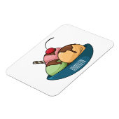 Magnet Flexible Illustration de crème glacée (Côté Gauche)