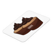Magnet Flexible Illustration de Cupcake (Côté Gauche)