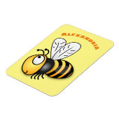 Magnet Flexible Illustration de dessin animé d'abeilles joyeux (Côté Gauche)