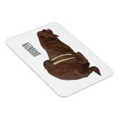 Magnet Flexible Illustration de dessin animé de morse (Côté Droit)