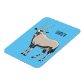 Magnet Flexible Illustration de dessin animé Oryx (Côté Gauche)