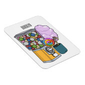 Magnet Flexible Illustration de dessin de bonbon (Côté Droit)