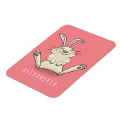 Magnet Flexible Illustration de dessin de lapin lapin mou (Côté Gauche)