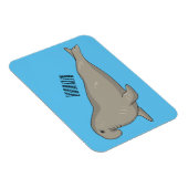 Magnet Flexible Illustration de dessin de phoque éléphant (Côté Droit)