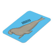 Magnet Flexible Illustration de dessin de phoque éléphant (Côté Gauche)