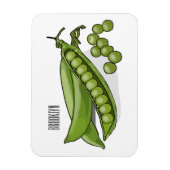 Magnet Flexible Illustration de dessin de pois (Vertical)