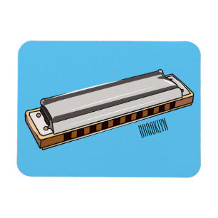 Magnet Flexible Illustration de dessin d'Harmonica