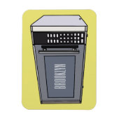 Magnet Flexible Illustration de dessin sur micro-ondes (Vertical)