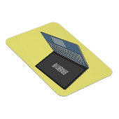 Magnet Flexible Illustration de dessin sur ordinateur portable (Côté Droit)
