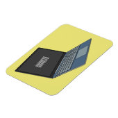 Magnet Flexible Illustration de dessin sur ordinateur portable (Côté Gauche)