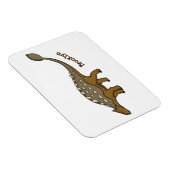 Magnet Flexible Illustration de dinosaure blindé Ankylosaurus (Côté Droit)