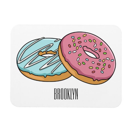 Magnet Flexible Illustration de Donut (Horizontal)