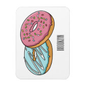 Magnet Flexible Illustration de Donut (Vertical)