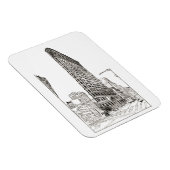 Magnet Flexible Illustration de Flatiron Building New York City (Côté Droit)