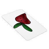 Magnet Flexible Illustration de fraise peinte mignonne (Côté Droit)