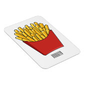 Magnet Flexible Illustration de frites (Côté Droit)