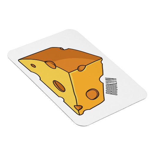 Magnet Flexible Illustration de fromage (Côté Droit)