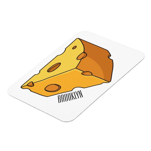 Magnet Flexible Illustration de fromage (Côté Gauche)