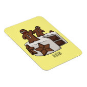 Magnet Flexible Illustration de gâteau de pain d'épices (Côté Droit)