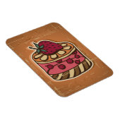 Magnet Flexible Illustration de gâteau de style rétro (Côté Droit)