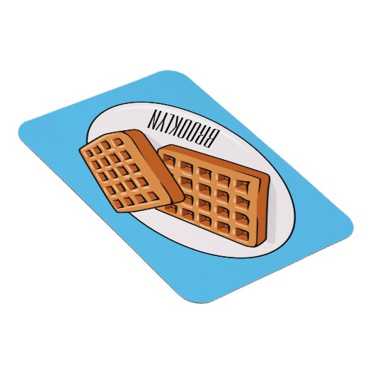 Magnet Flexible Illustration de gaufre (Côté Droit)