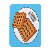 Magnet Flexible Illustration de gaufre (Vertical)