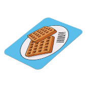 Magnet Flexible Illustration de gaufre (Côté Gauche)
