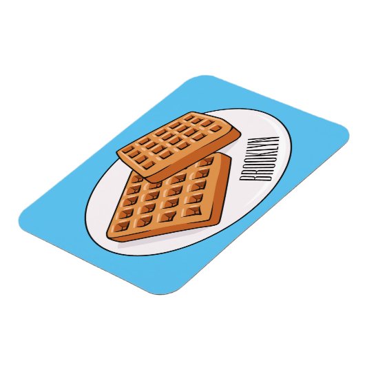 Magnet Flexible Illustration de gaufre (Côté Gauche)