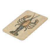 Magnet Flexible Illustration de homard, fruits de mer du Maine (Côté Gauche)