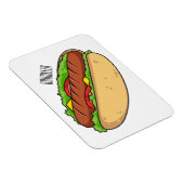 Magnet Flexible Illustration de Hot dog (Côté Droit)