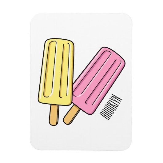 Magnet Flexible Illustration de Ice pop (Vertical)