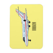 Magnet Flexible Illustration de jet privé (Vertical)