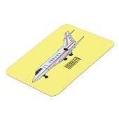 Magnet Flexible Illustration de jet privé (Côté Gauche)