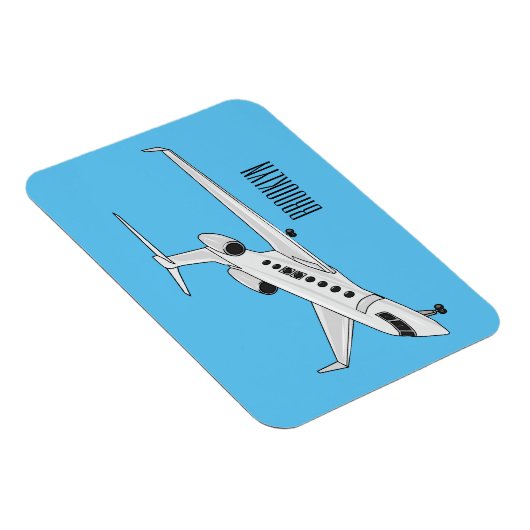 Magnet Flexible Illustration de jet privé (Côté Droit)