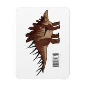 Magnet Flexible Illustration de Kentrosaurus (Vertical)
