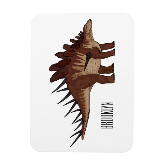 Magnet Flexible Illustration de Kentrosaurus (Vertical)