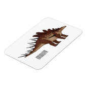 Magnet Flexible Illustration de Kentrosaurus (Côté Gauche)
