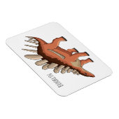 Magnet Flexible Illustration de Kentrosaurus (Côté Droit)