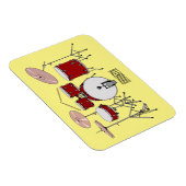 Magnet Flexible Illustration de kit de batterie (Côté Droit)