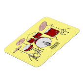 Magnet Flexible Illustration de kit de batterie (Côté Gauche)