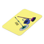 Magnet Flexible Illustration de la bande dessinée Broom & mop (Côté Gauche)