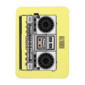 Magnet Flexible Illustration de la bande dessinée radio (Vertical)